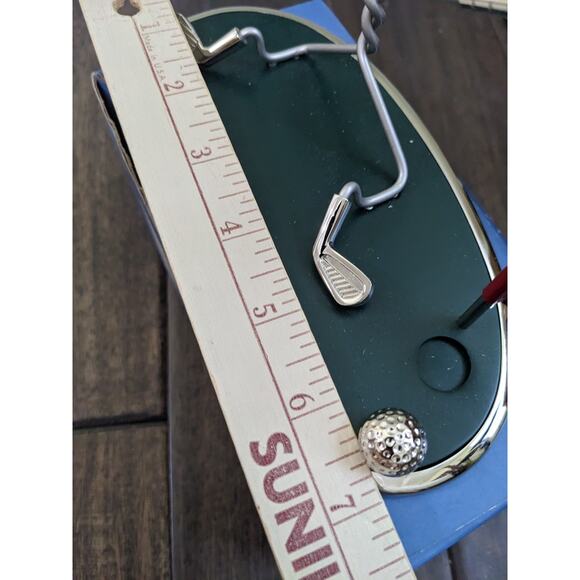 Horizon Designs Business Card Holder Golf Putting Green New Vtg Vintage - Picture 4 of 8